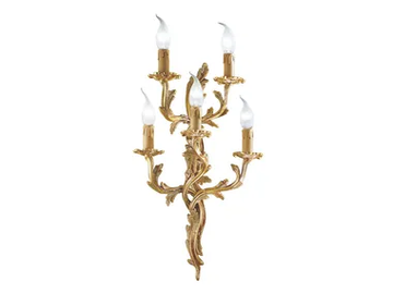 FOGLIA 3000/A5 - French Gold wall light by Possoni Illuminazione - view 2